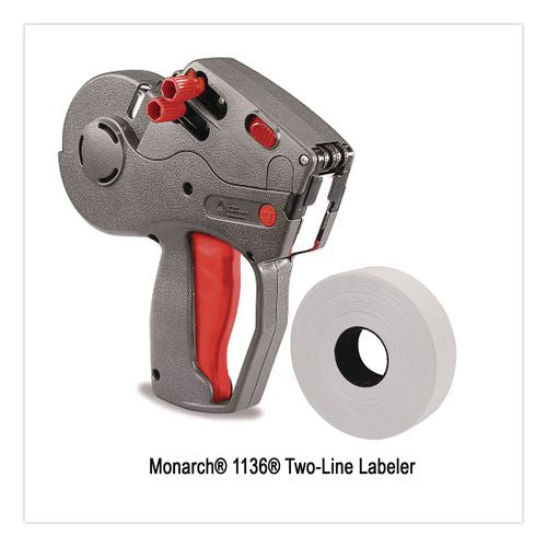 Image of Garvey® 098614 Two-Line Pricemarker Labels, White, 1,750 Labels/Roll, 2 Rolls/Pack