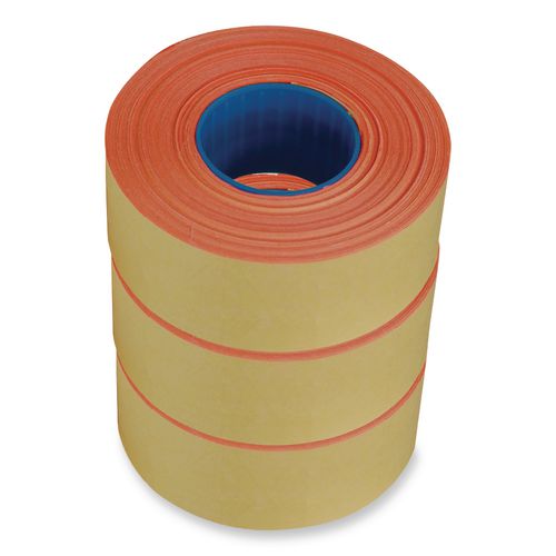 Image of Garvey® 098619 Two-Line Pricemarker Labels, Red, 1,000 Labels/Roll, 3 Rolls/Pack