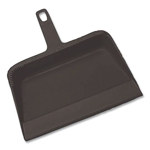 Image of Impact® 710 Value-Plus Dustpan, 12" x 11", Polypropylene, Black