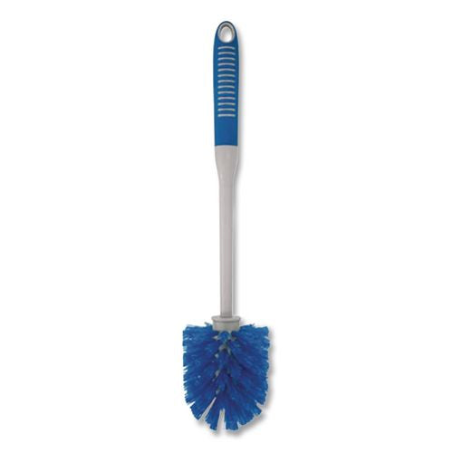 Image of Impact® T0002-00 Toilet Bowl Brush and Caddy, Blue/Gray