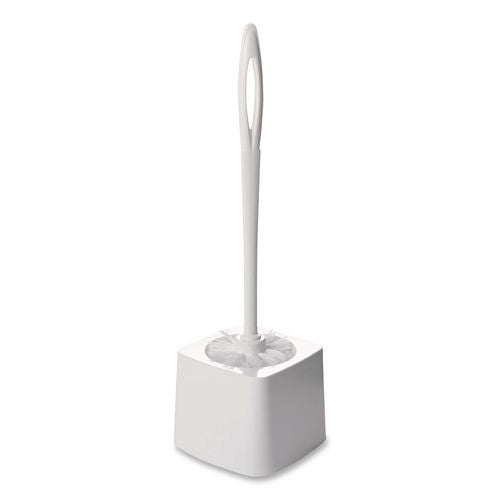 Image of Rubbermaid® Commercial FG631100WHT Commercial-Grade Toilet Bowl Brush Holder, White