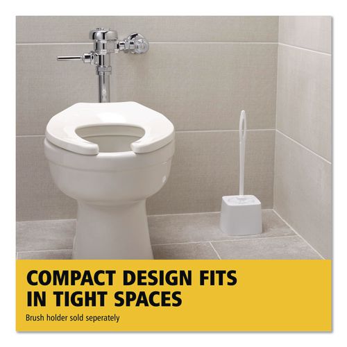 Image of Rubbermaid® Commercial FG631100WHT Commercial-Grade Toilet Bowl Brush Holder, White