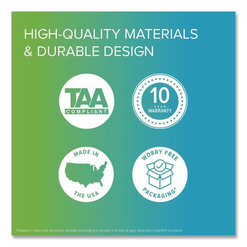 Image of Ghent PA34872VX-193 3 Door Enclosed Vinyl Bulletin Board with Satin Frame, 72" x 48", Silver Surface, Satin Aluminum Frame