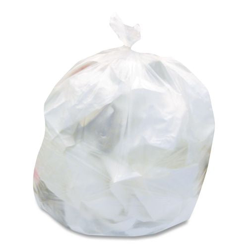 Image of Heritage Z4833MN R02 High-Density Waste Can Liners, 16 gal, 12 mic, 24" x 33", Natural, 500/Carton