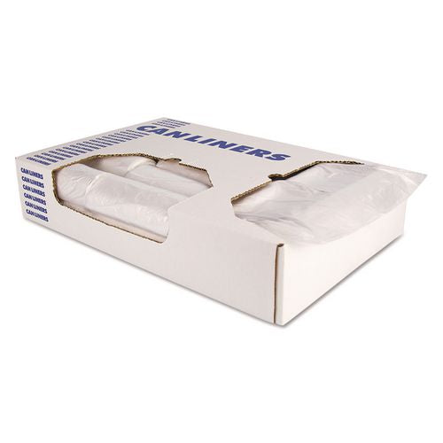Image of Heritage Z4833MN R02 High-Density Waste Can Liners, 16 gal, 12 mic, 24" x 33", Natural, 500/Carton
