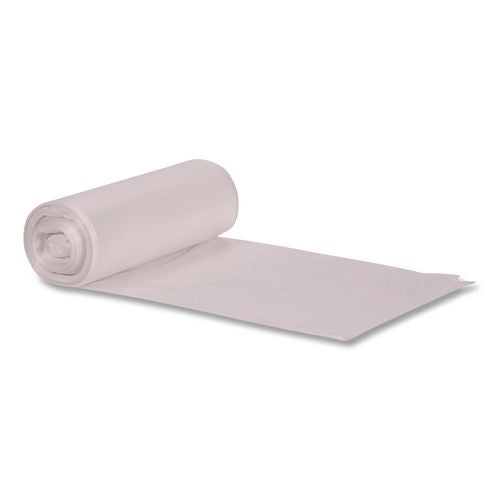 Image of Heritage Z6640VN R01 High-Density Waste Can Liners, 33 gal, 16 mic, 33" x 40", Natural, 25 Bags/Roll, 10 Rolls/Carton