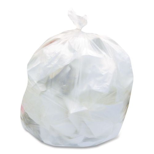 Image of Heritage Z8648VN R01 High-Density Waste Can Liners, 56 gal, 16 mic, 43" x 48", Natural, 200/Carton