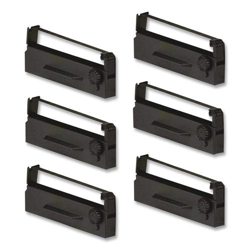 Image of NCR 900874 Cash Register Ribbon, Black, 6/box
