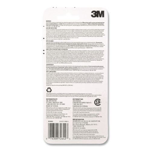 Image of 3M SF204SGAF-BLU SecureFit 200 Protective Eyewear, Frameless, Blue Single Lens