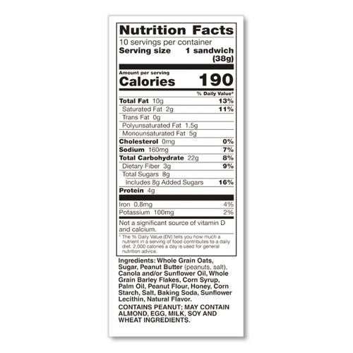 Image of Nature Valley® GEM47878 Biscuits, Honey With Peanut Butter, 1.35 Oz Pouch, 16/box