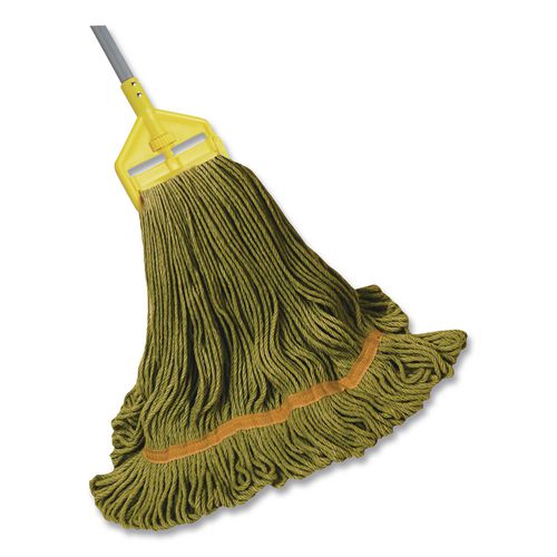 Image of O'Dell® 1200M/GR 1200 Series Mop Head, Pet, Medium, 5" Headband, Green