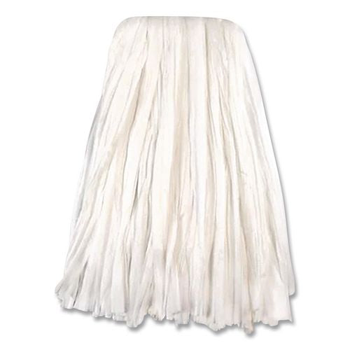 Image of O'Dell® BW1224 Edge Non-Woven Wet Mop Head, Rayon, #24, White