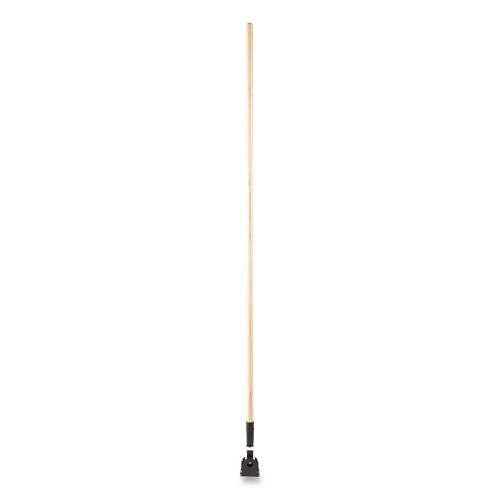 Image of Rubbermaid® Commercial FGM116000000 Snap-On Hardwood Dust Mop Handle, 1.5" dia x 60", Natural