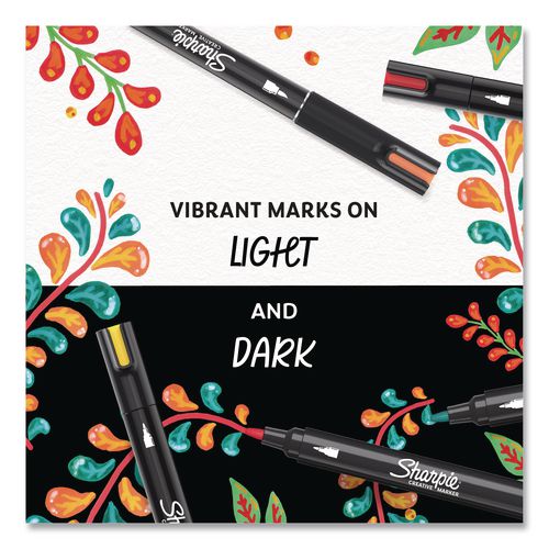 Image of Sharpie® 2218064 Creative Markers, Bullet Tip, Emerald Green, 6/Pack