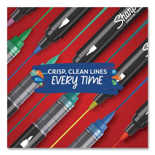 Image of Sharpie® 2218064 Creative Markers, Bullet Tip, Emerald Green, 6/Pack