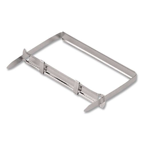 Image of Officemate OIC99711 Two-Prong File Fastener Sets, 2" Capacity, 2.75" Center to Center, Silver, 50/Box