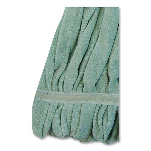 Image of O'DellÂ® Echofiber Microfiber Loop Mop, Medium, Split Microfiber, Green, 5" Green Headband