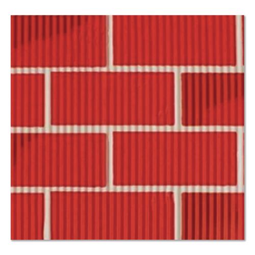 Image of Pacon® P0012511 Corobuff Corrugated Paper Roll, 48" X 25 Ft, Holiday Brick