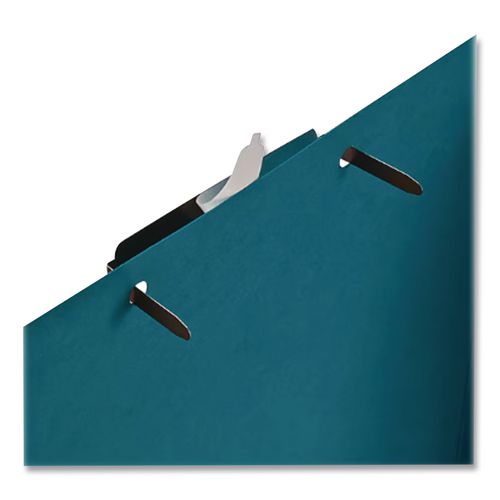 Image of Officemate OIC99876 Self-Adhesive Two-Prong Folder Fastener Bases, 2" Capacity, 2.75" Center to Center, Brown, 100/Box