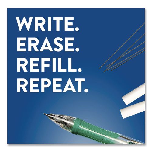 Image of Paper Mate® 1902636 Clear Point Mechanical Pencil, 0.7 mm, HB (#2), Black Lead, Assorted Barrel Colors, 4/Pack