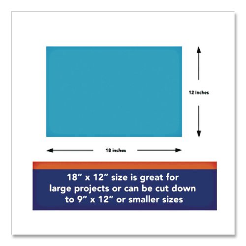 Image of Pacon® P103401 Tru-Ray Construction Paper, 70 lb Text Weight, 12 x 18, Atomic Blue, 50/Pack