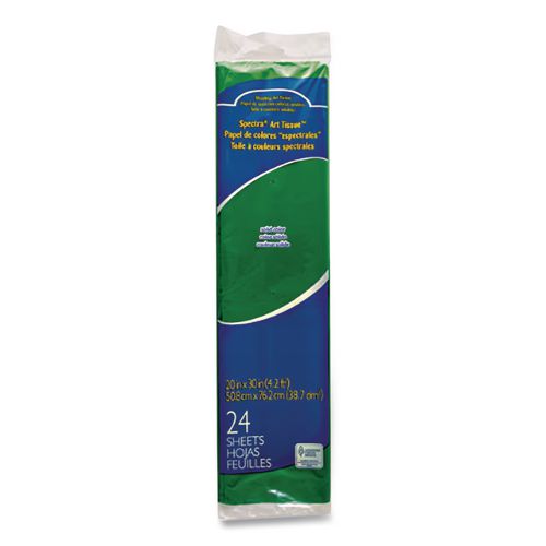 Image of Pacon® P0059132 Spectra Art Tissue, 23 lb Tissue Weight, 20 x 30, Emerald Green, 24/Pack
