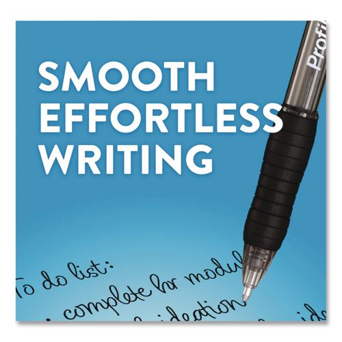 Image of Paper Mate® 2130521 Refill for Paper Mate Profile Ballpoint Pens, Medium 1 mm Conical Tip, Black Ink, 2/Pack