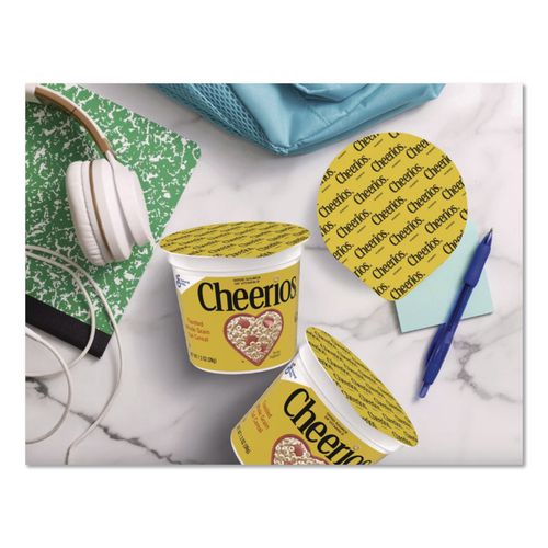 Image of General Mills GEM13896 Cheerios Breakfast Cereal, Single-Serve 1.3 Oz Cup, 6/pack