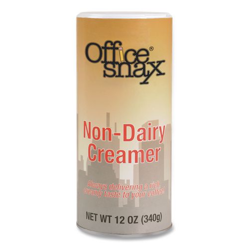 Image of Office Snax® 0020CT Powdered Non-Dairy Creamer, Regular, 12 oz Canister, 24/Carton