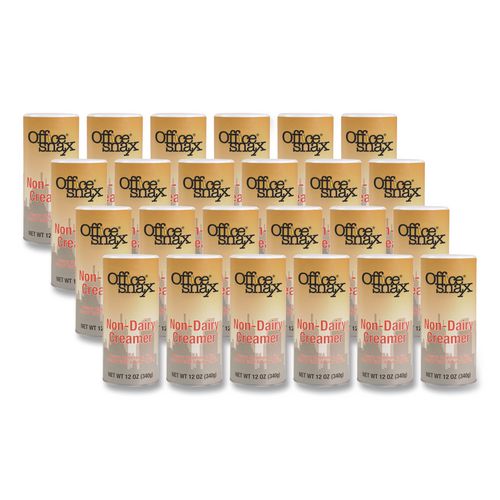 Image of Office Snax® 0020CT Powdered Non-Dairy Creamer, Regular, 12 oz Canister, 24/Carton