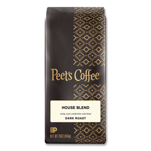 Image of Peet's Coffee & Tea® 501619 Bulk Coffee, House Blend, Ground, 1 Lb Bag