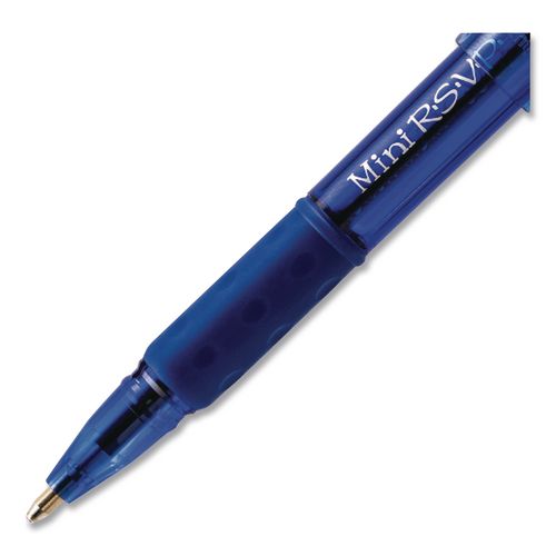 Image of Pentel® BK91MNBP8M Mini R.s.v.p. Ballpoint Pen, Stick, Medium 1 Mm, Assorted Ink And Barrel Colors, 8/pack