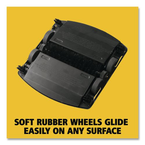Image of Rubbermaid® Commercial FG421288BLA Floor And Carpet Sweeper, 44" Handle, Black/gray