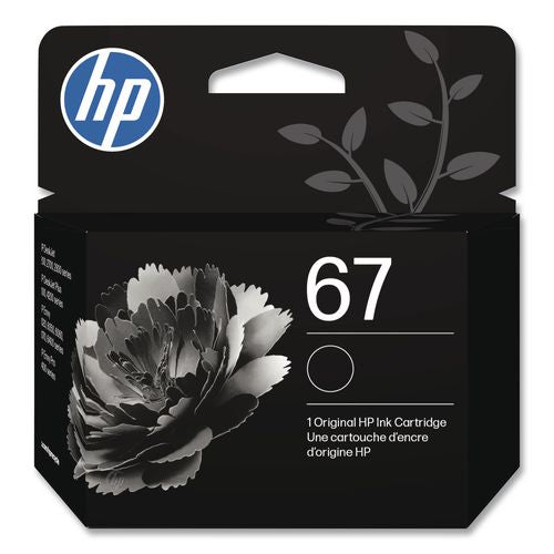 Image of HP 3YM56AN#140 HP 67, (3ym56an) Black Original Ink Cartridge