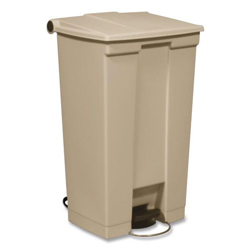 Image of Rubbermaid® Commercial FG614600BEIG Legacy Step-On Receptacle, 23 gal, Polyethylene, Beige