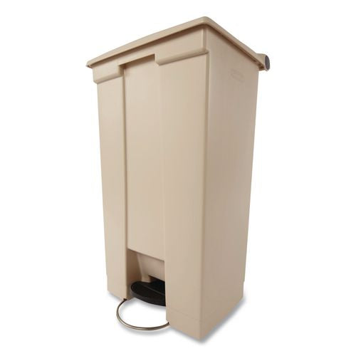 Image of Rubbermaid® Commercial FG614600BEIG Legacy Step-On Receptacle, 23 gal, Polyethylene, Beige