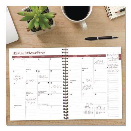 Image of Willow Creek Press 57599 Black Weekly/Monthly Planner, 11 x 8.5, Black Cover, 12-Month (Jan to Dec): 2026