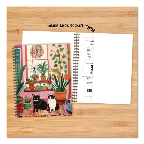 Image of Willow Creek Press 57728 Cats Love Plants Weekly/Monthly Planner, 8.5 x 6.5, Multicolor Cover, 12-Month (Jan to Dec): 2026