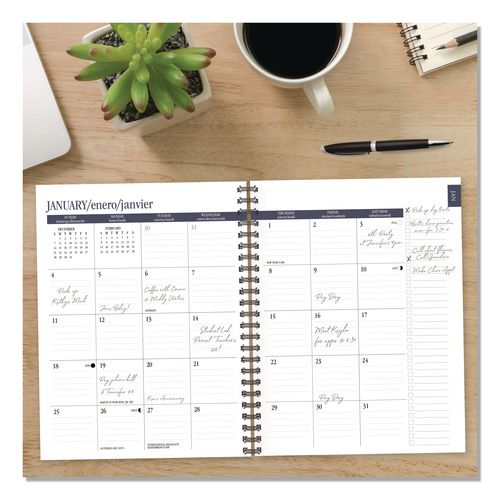 Image of Willow Creek Press 57728 Cats Love Plants Weekly/Monthly Planner, 8.5 x 6.5, Multicolor Cover, 12-Month (Jan to Dec): 2026