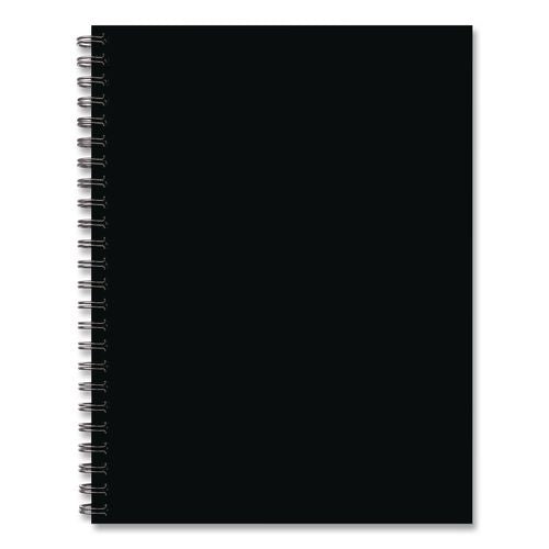 Image of Willow Creek Press 57827 Basic Black Weekly/Monthly Planner, 8.5 x 6.5 Black Cover, 12-Month (Jan to Dec): 2026
