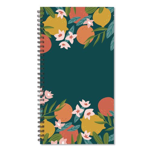 Image of Willow Creek Press 57339 Citrus Softcover Weekly/Monthly Spiral Planner, Floral, 6.5 x 3.5, Multicolor Cover, 12-Month (Jan to Dec}: 2026