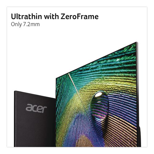 Image of Acer SA272U EBIIP SA272U WQHD LED Monitor, 27" Widescreen, IPS Panel, 2560 Pixels x 1440 Pixels