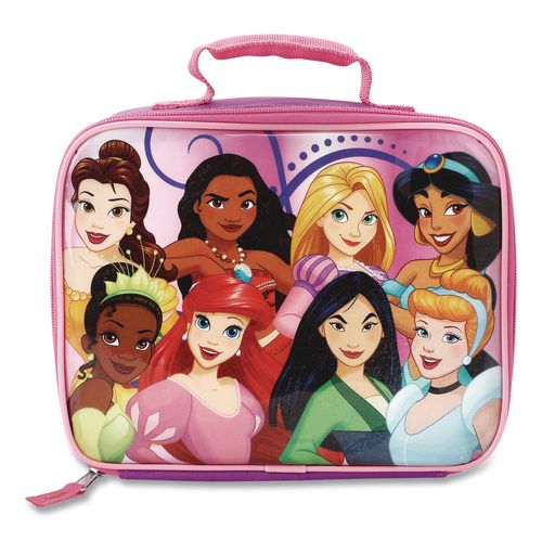 Image of Bioworld® LXG5DBEDSYSB00 Kids Insulated Lunch Tote, Disney Princesses Theme, Multicolor