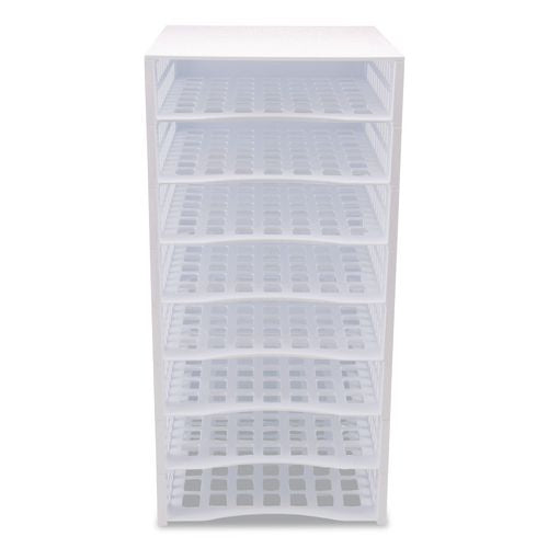 Image of Thinkspace® 39444 Literature Organizer, 8 Sections, 21 x 12.25, White