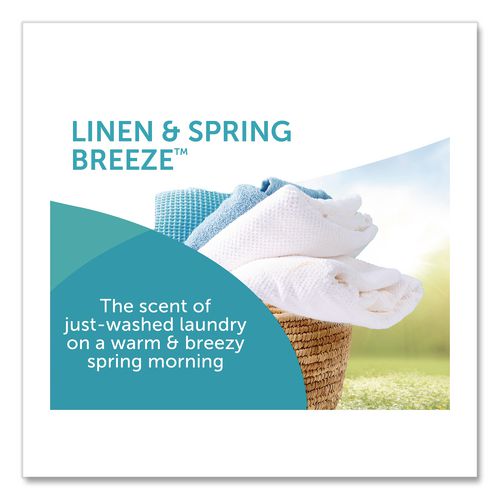 Image of BRIGHT Air® 901046CT Super Odor Eliminator, Linen and Spring Breeze, 14 oz Jar, 6/Carton