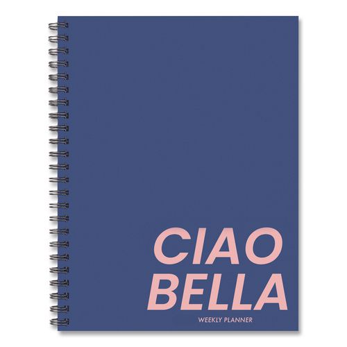 Image of Willow Creek Press 58497 Ciao Bella Weekly/Monthly Planner, 8.5 x 6.5, Blue/Pink Cover, 12-Month (Jan to Dec): 2026