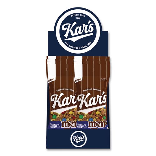 Image of Kar's KAR08959 Trail Mix, Caramel 'N Chocolate, 2 oz Packet, 12/Box