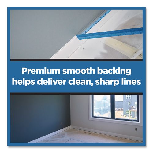 Image of ScotchBlue 2093+-24EC PROSharp Painter's Tape, 3" Core, 0.94" x 60 yds, Blue