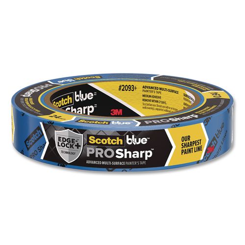 Image of ScotchBlue 2093+-24EC PROSharp Painter's Tape, 3" Core, 0.94" x 60 yds, Blue