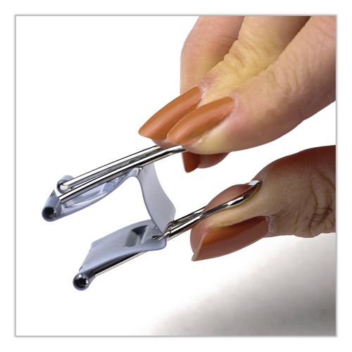 Image of Officemate 99550 EZ Binder Clips, Medium, Gray, 48/Pack